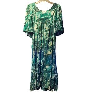 Go Softly Patio green house dress size Large